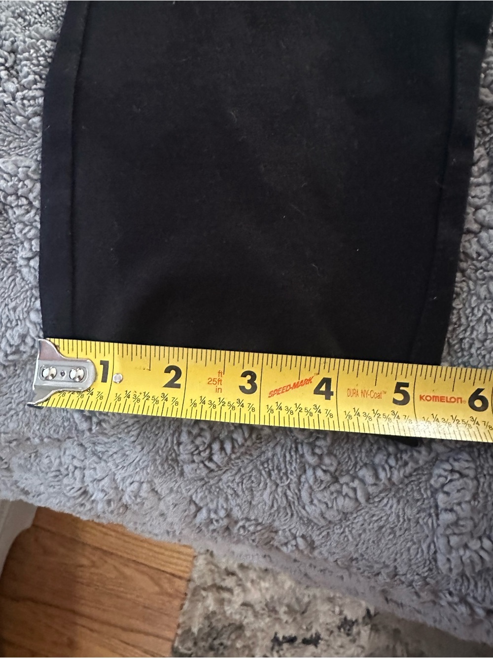 Michael Kors Black Pants with Gold Logo Button - Picture 6 of 8